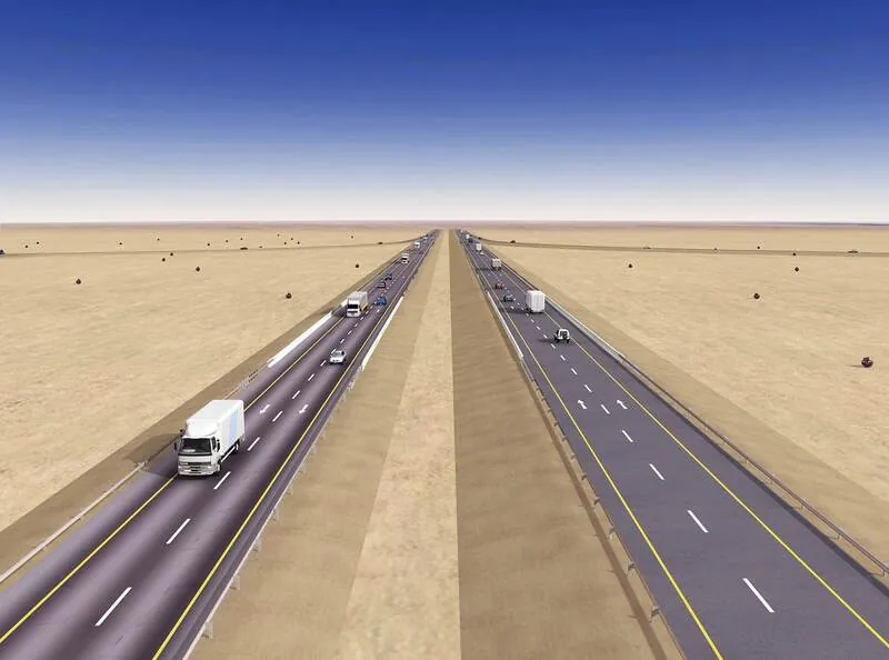 Adam Thumrait Road rendering, dual carriageway
