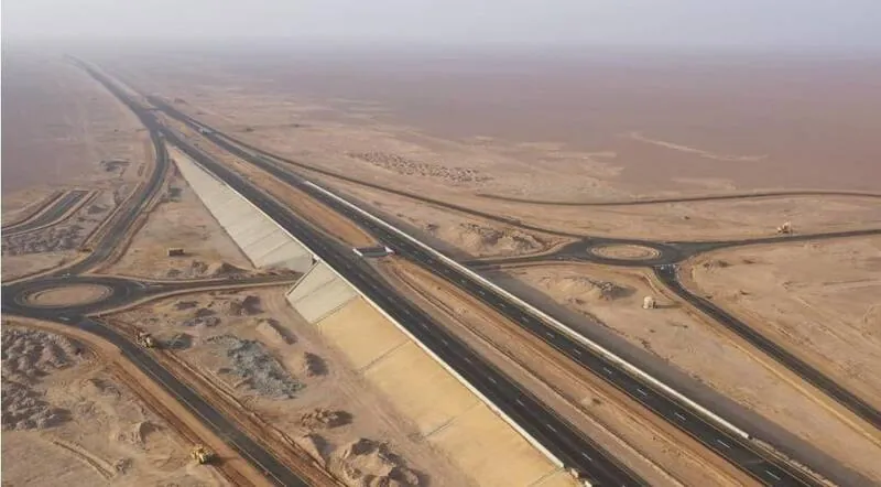 Adam Thumrait Road aerial photograph